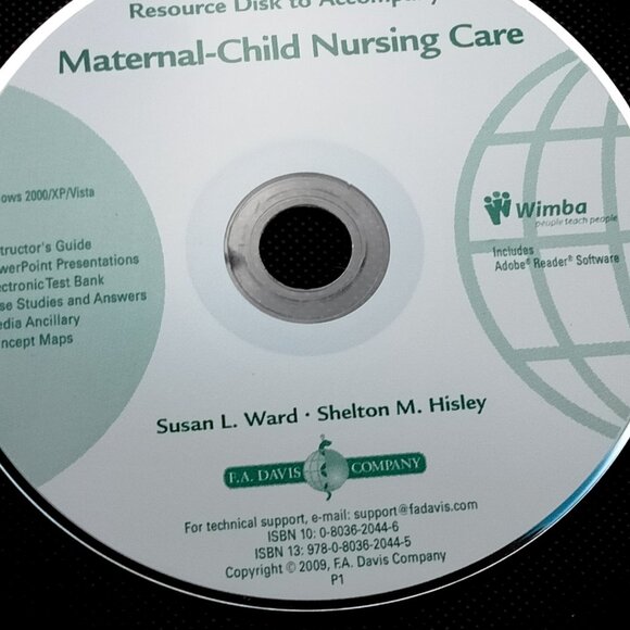 Maternal Child Nursing Care Test Bank Instructors Resource Ward Hisley CD - Picture 2 of 6